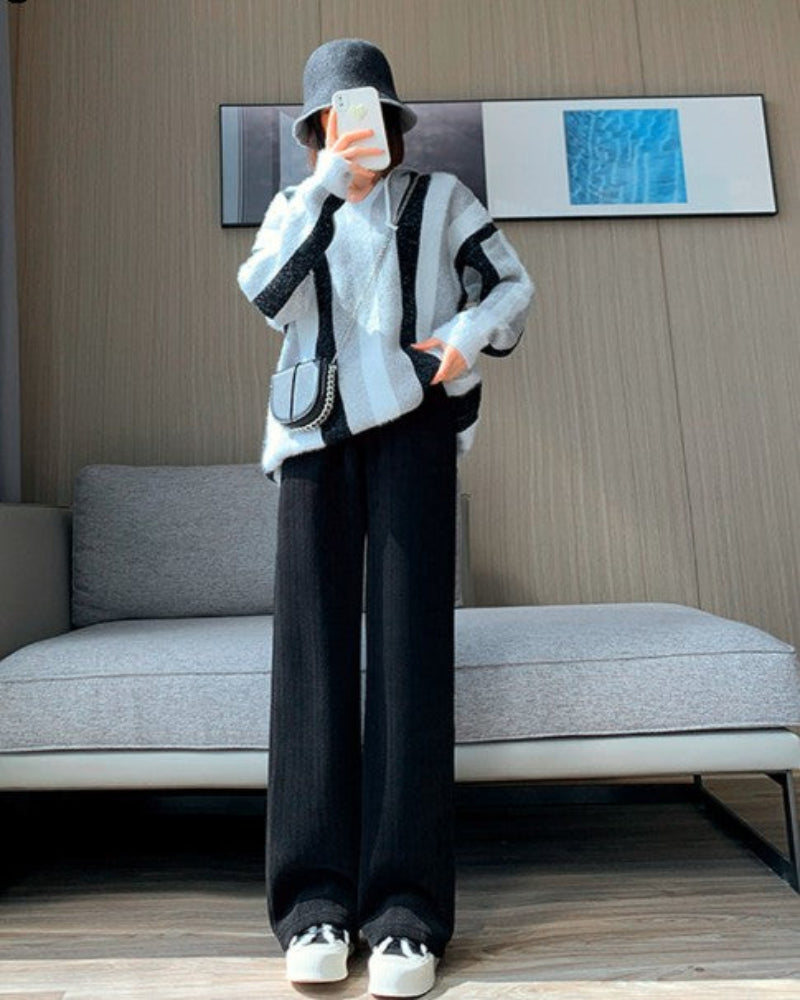 High-Waist Wide-Leg Pants