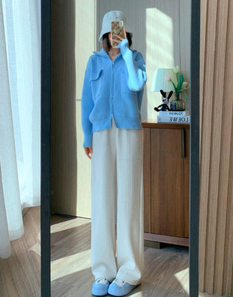 High-Waist Wide-Leg Pants