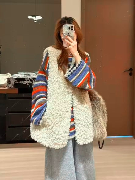 Lambswool Jacket Set