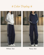 Hoodie Sweatpants Casual Two-Piece Set