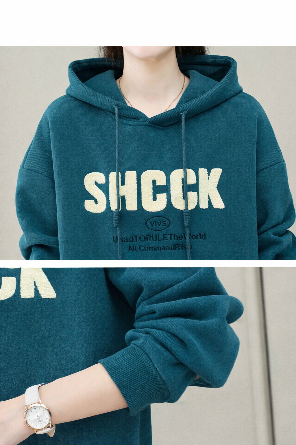 2026 Women's Fleece Hooded Sweatshirt