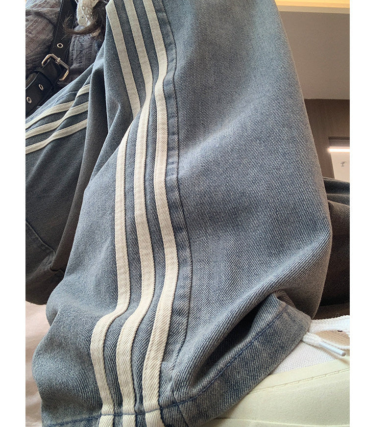 Women's High-Waisted Wide-leg Jeans