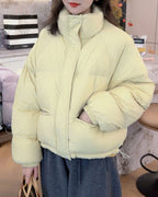Winter Short Puffer Coat Lightweightr