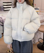 Winter Short Puffer Coat Lightweightr