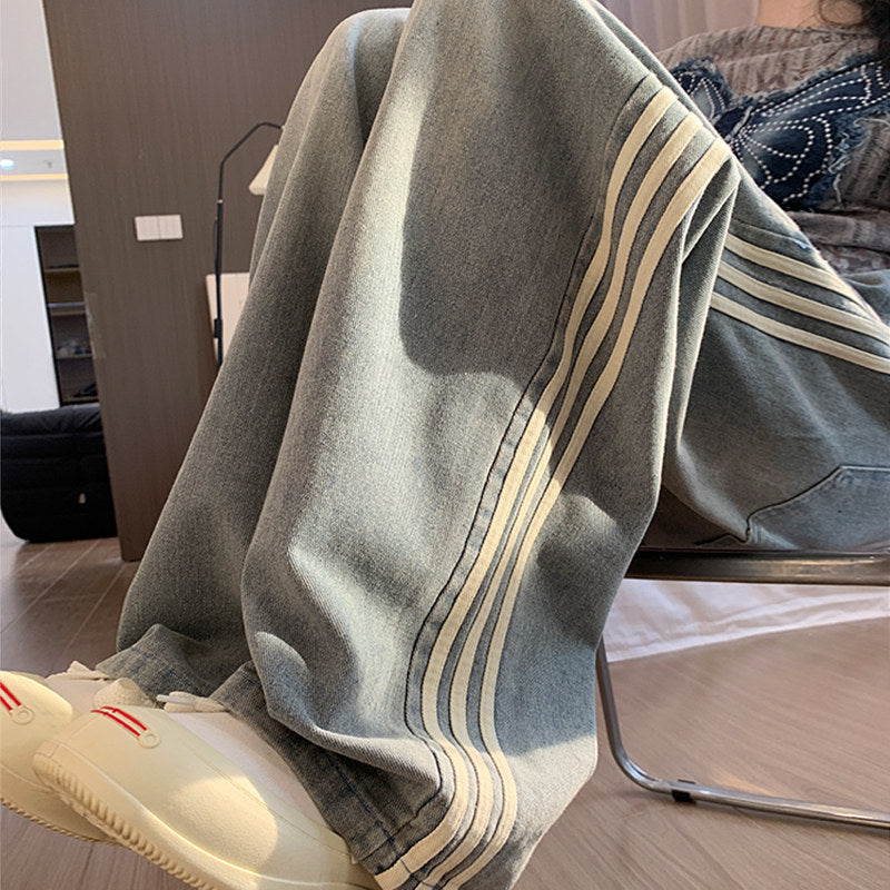 Women's High-Waisted Wide-leg Jeans