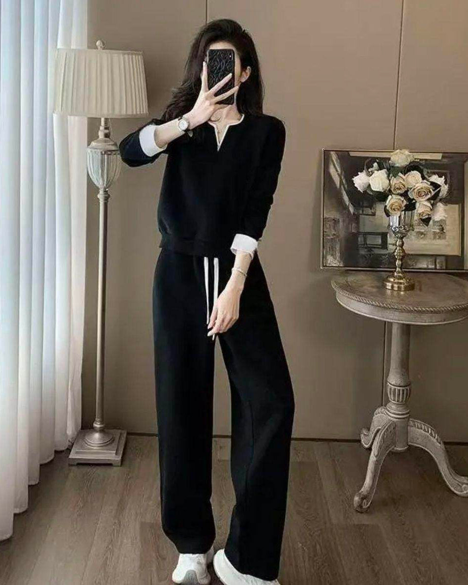 Women's Casual Sweatshirt Two-Piece Set 2026