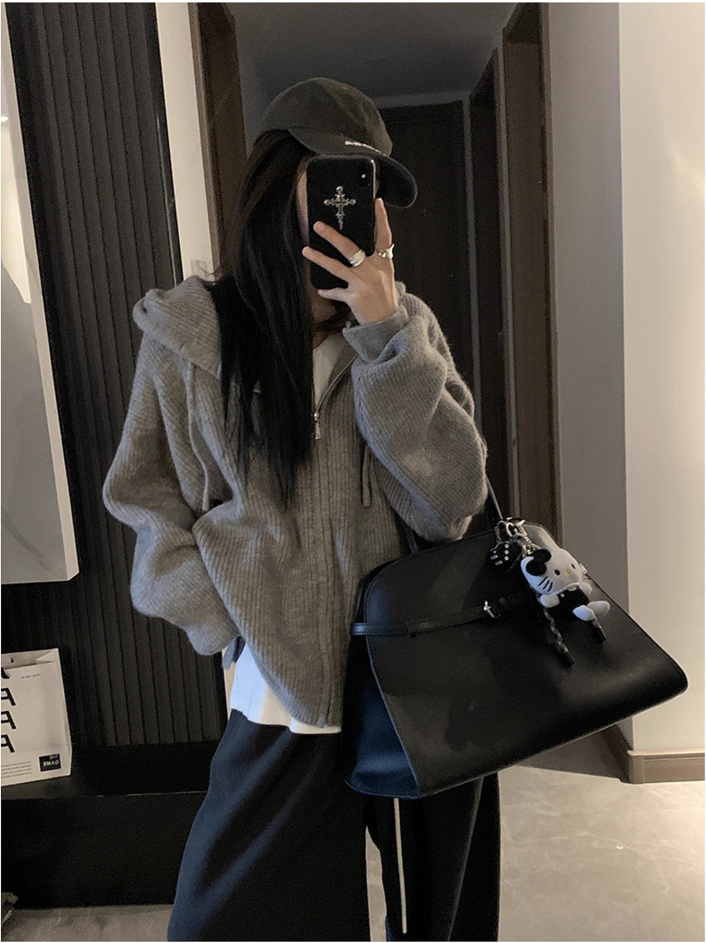 Vintage Hooded Cardigan