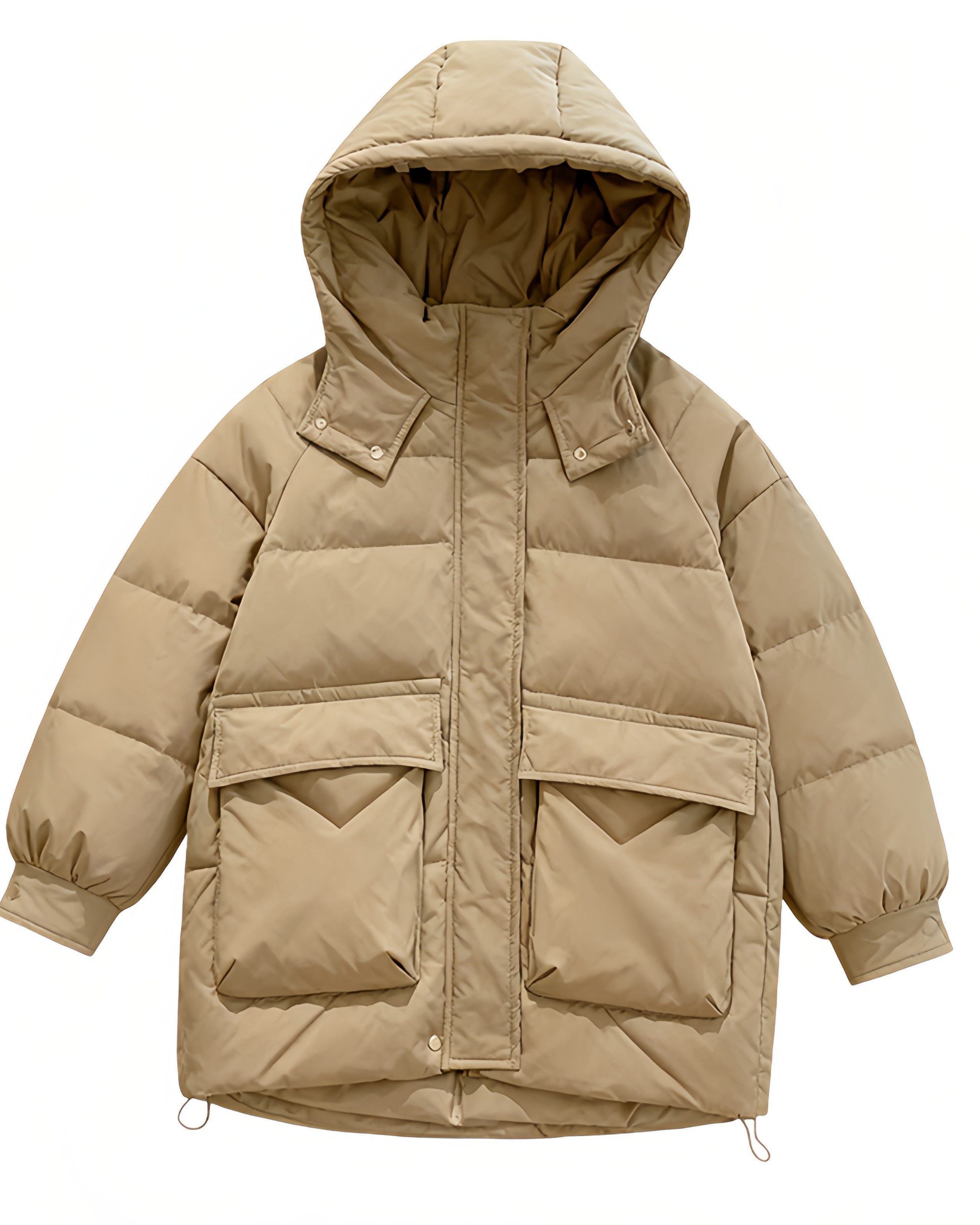 Hooded Puffer Jacket Winter Short