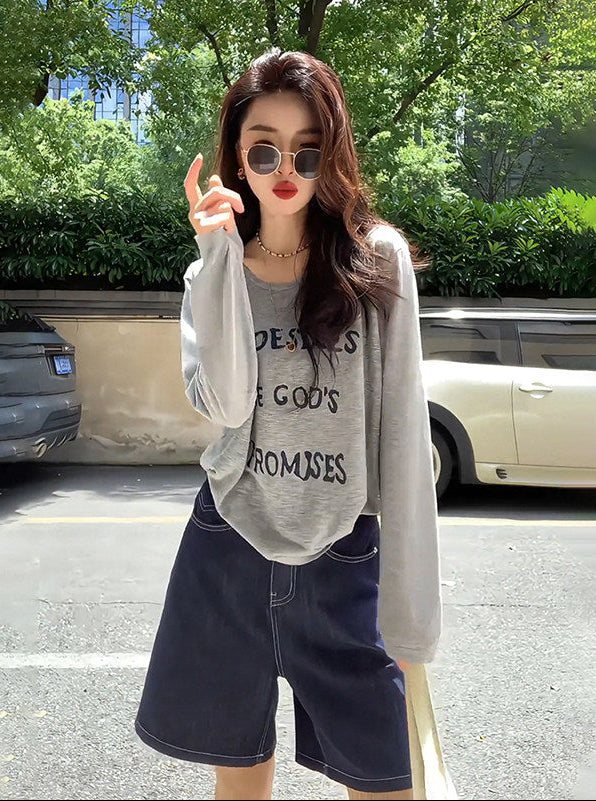 White Sunscreen Long-Sleeve Top