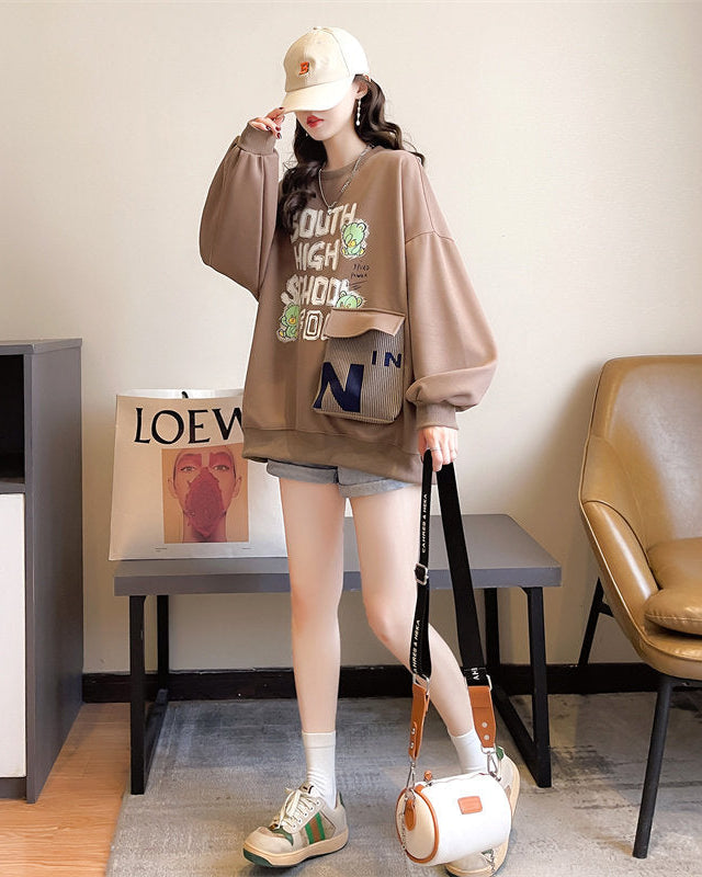 Women's Velvet Thickened Sweatshirt