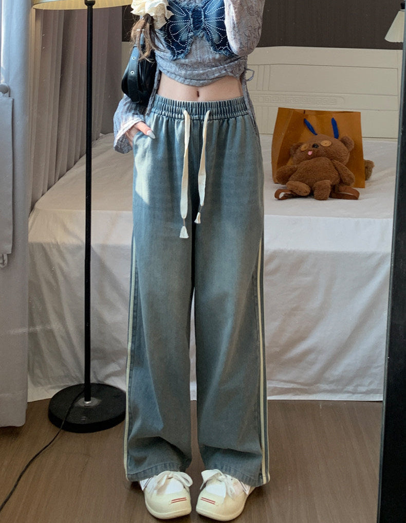 Women's High-Waisted Wide-leg Jeans