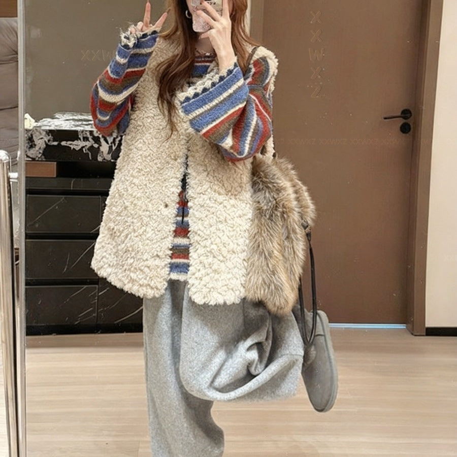 Lambswool Jacket Set