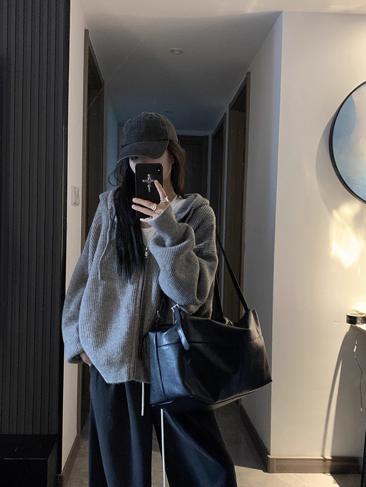 Vintage Hooded Cardigan