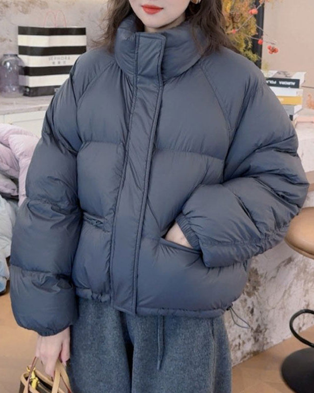 Winter Short Puffer Coat Lightweightr