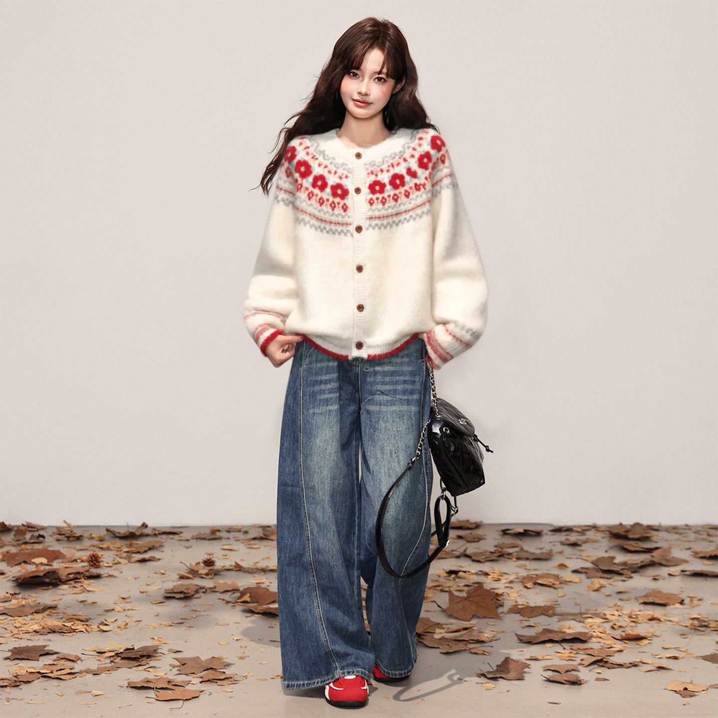 Fair Isle Jacquard Cardigan