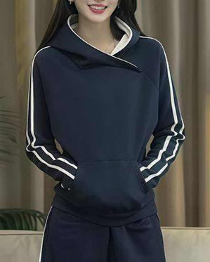 Hoodie Sweatpants Casual Two-Piece Set