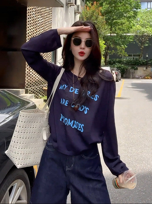 White Sunscreen Long-Sleeve Top