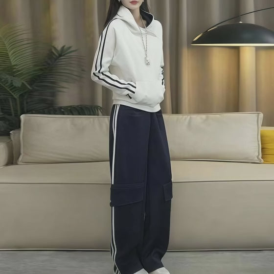 Hoodie Sweatpants Casual Two-Piece Set