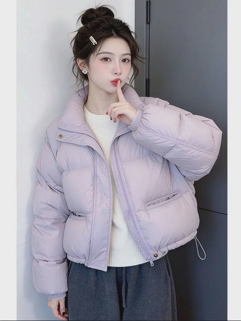 Winter Short Puffer Coat Lightweightr
